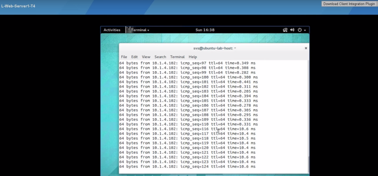 Результаты ping при live migration виртуальной машины Результаты ping при live migration виртуальной машины