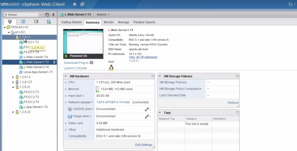 Обзор виртуальных машин в vSphere Web Client Обзор виртуальных машин в vSphere Web Client
